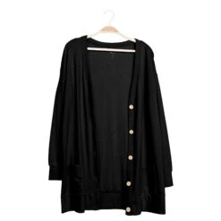 Bamboo Jersey Adult Cardigan In Midnight -Kyte Baby kyte baby adult bamboo jersey cardigan adult bamboo jersey cardigan in midnight 30770412486767