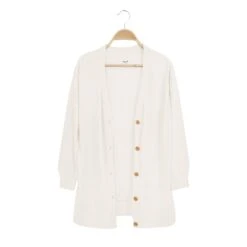 Bamboo Jersey Adult Cardigan In Oat -Kyte Baby kyte baby adult bamboo jersey cardigan bamboo jersey adult cardigan in oat 32790621814895