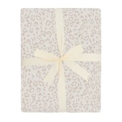 Adult Quilted Blanket In Oat Leopard 2.5