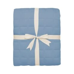 Adult Quilted Blanket In Slate 3.5