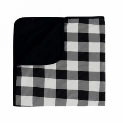 Baby Blanket In Midnight Plaid