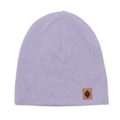 Bamboo Jersey Beanie In Taro