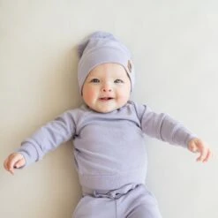 Bamboo Jersey Beanie In Taro -Kyte Baby kyte baby baby toddler beanie bamboo jersey beanie in taro 31624241479791