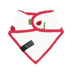 Bib In Cloud Poppies -Kyte Baby kyte baby bib cloud poppies bib in cloud poppies 32539971551343