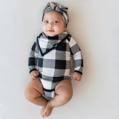 Bib In Midnight Plaid 8 Bib In Midnight Plaid -Kyte Baby kyte baby bib midnight plaid bib in midnight plaid 32575543017583