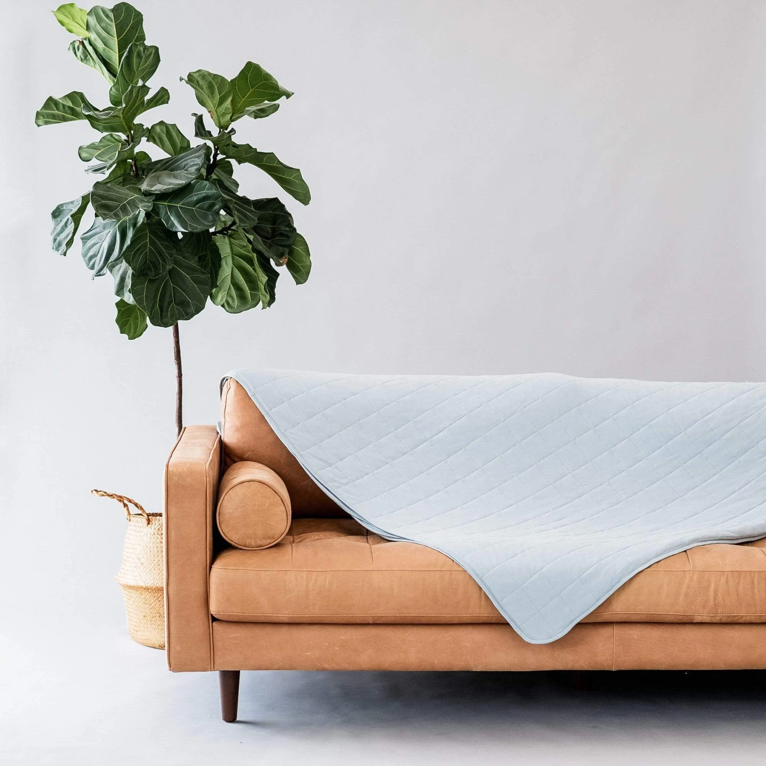 Adult Quilted Blanket In Fog 2.5 4 Adult Quilted Blanket In Fog 2.5 - Image 2