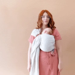 Ring Sling In Flax -Kyte Baby kyte baby carrier flax with rose gold rings os ring sling in flax 30001107599471