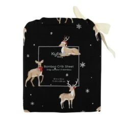 Crib Sheet In Midnight Deer -Kyte Baby kyte baby crib sheet crib sheet midnight deer crib sheet in midnight deer 32700253012079