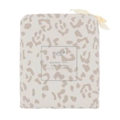 Crib Sheet In Oat Leopard -Kyte Baby kyte baby crib sheet crib sheet oat leopard crib sheet in oat leopard 32326352306287