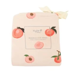 Crib Sheet In Peach -Kyte Baby kyte baby crib sheet crib sheet peach crib sheet in peach 32242430345327