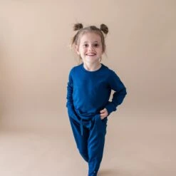 Bamboo Jersey Jogger Set In Tahoe