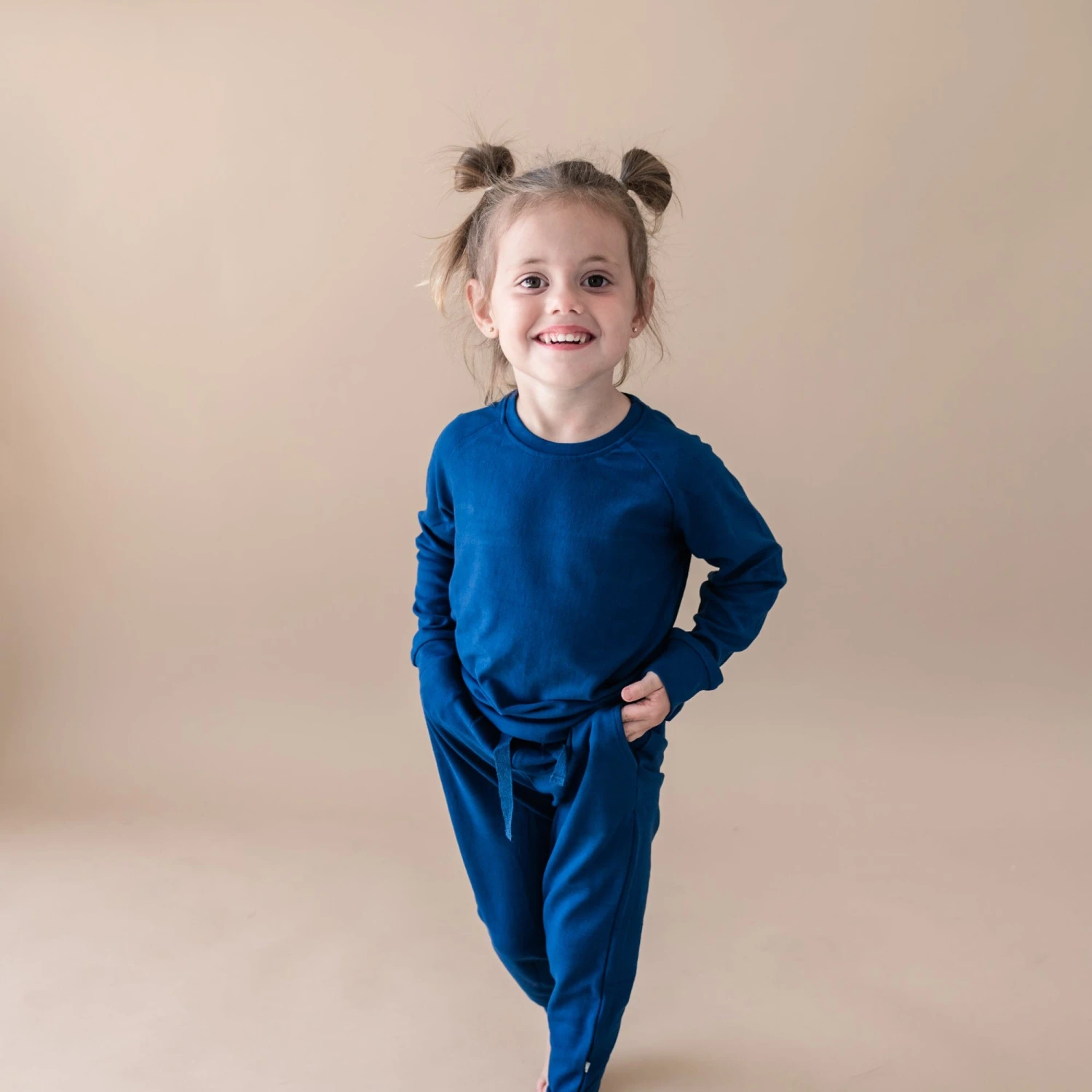 Bamboo Jersey Jogger Set In Tahoe 3 Bamboo Jersey Jogger Set In Tahoe