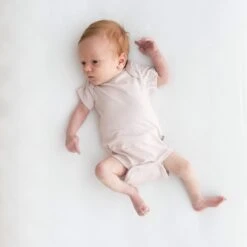 Bodysuit In Blush 7 Bodysuit In Blush -Kyte Baby kyte baby layette bodysuit in blush 30363981545583
