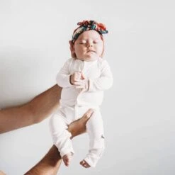 Romper In Cloud -Kyte Baby kyte baby layette romper in cloud 11853720944751