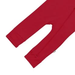 Zippered Romper In Cardinal -Kyte Baby kyte baby layette zippered romper in cardinal 31535628910703