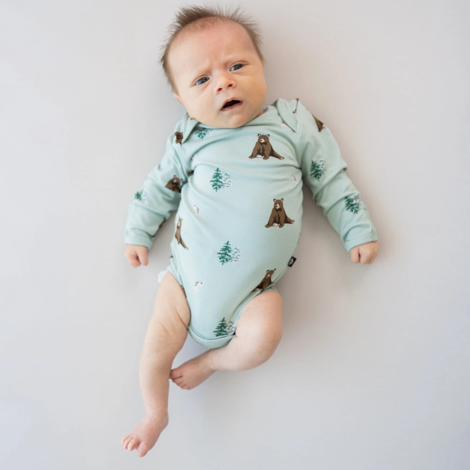 Long Sleeve Bodysuit In Trail 4 Long Sleeve Bodysuit In Trail - Image 2