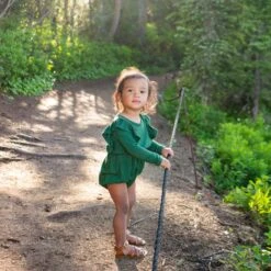 Long Sleeve Bubble Romper In Forest 12 Long Sleeve Bubble Romper In Forest -Kyte Baby kyte baby long sleeve bubble romper long sleeve bubble romper in forest 32513672446063