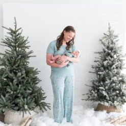 Women's Lounge Pants In Alpine Village -Kyte Baby kyte baby lounge pant women s lounge pants in alpine village 32669280403567