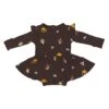 Long Sleeve Twirl Bodysuit Dress In Fungi 2 Long Sleeve Twirl Bodysuit Dress In Fungi -Kyte Baby kyte baby ls twirl bodysuit dress long sleeve twirl bodysuit dress in fungi 32591561425007