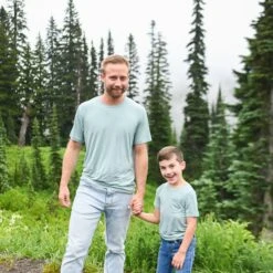 Men's Crew Neck Tee In Glacier -Kyte Baby kyte baby men s crew neck tee men s crew neck tee in glacier 32513649475695