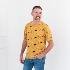 Men's Crew Neck Tee In Hufflepuff™ -Kyte Baby kyte baby men s crew neck tee men s crew neck tee in hufflepuff 32480451657839