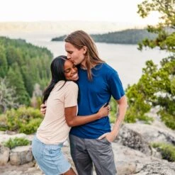 Men's Crew Neck Tee In Tahoe -Kyte Baby kyte baby men s crew neck tee men s crew neck tee in tahoe 31420207956079