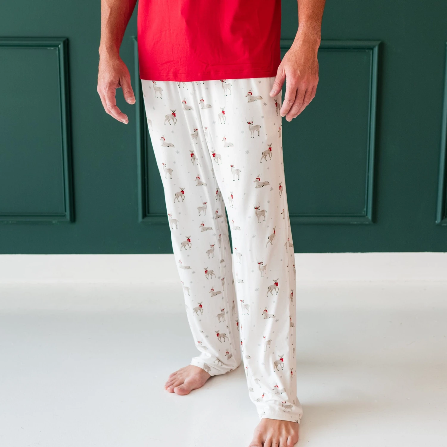 Men's Lounge Pants In Cloud Deer 5 Men's Lounge Pants In Cloud Deer - Image 3