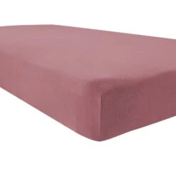 Ribbed Crib Sheet In Dusty Rose -Kyte Baby kyte baby ribbed crib sheet dusty rose ribbed crib sheet ribbed crib sheet in dusty rose 32760437407855