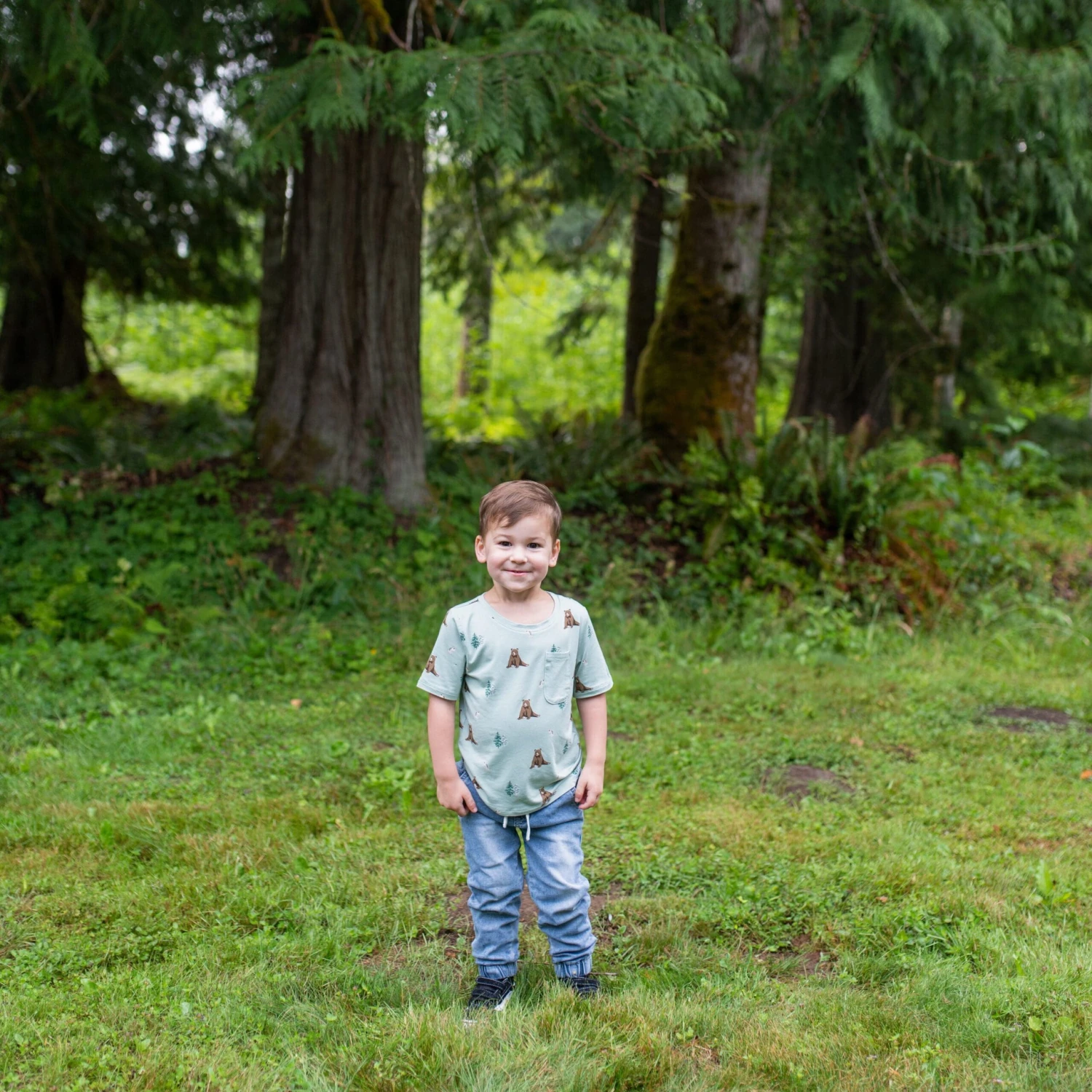 Toddler Crew Neck Tee In Trail 7 Toddler Crew Neck Tee In Trail - Image 5