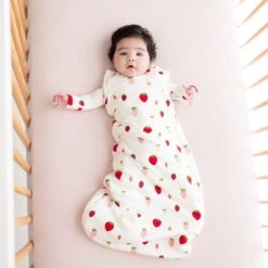 Sleep Bag In Strawberry 1.0 -Kyte Baby kyte baby sleep bag 1 0 tog sleep bag in strawberry 1 0 31904442220655