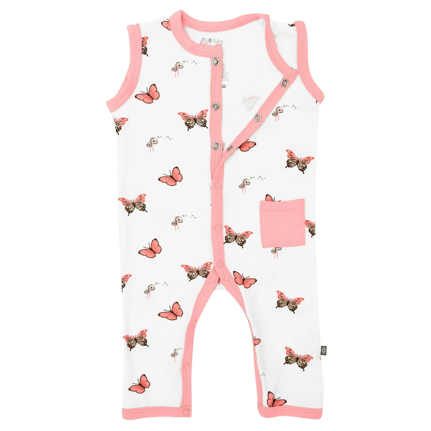 Sleeveless Romper In Butterfly 8 Sleeveless Romper In Butterfly - Image 6
