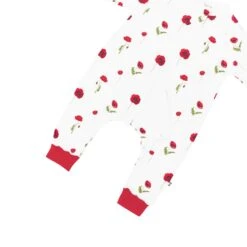 Slumber Suit In Cloud Poppies -Kyte Baby kyte baby slumber suit slumber suit in cloud poppies 32533526839407