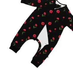 Slumber Suit In Midnight Poppies -Kyte Baby kyte baby slumber suit slumber suit in midnight poppies 32531782828143