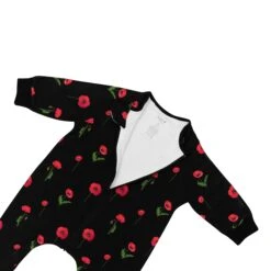 Slumber Suit In Midnight Poppies -Kyte Baby kyte baby slumber suit slumber suit in midnight poppies 32531783549039