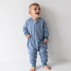 Slumber Suit In Slate -Kyte Baby kyte baby slumber suit slumber suit in slate 31727736258671