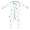 Footie In Eucalyptus -Kyte Baby kyte baby snap footie footie in eucalyptus 31574217228399