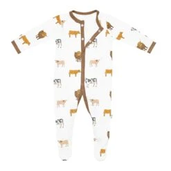 Footie In Moo -Kyte Baby kyte baby snap footie footie in moo 31480717377647