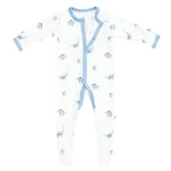 Footie In Jurassic -Kyte Baby kyte baby snap footie printed footie in jurassic 30715773354095