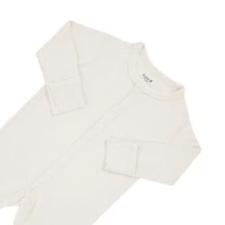 Footie In Oat -Kyte Baby kyte baby snap footies footie in oat 32790600417391