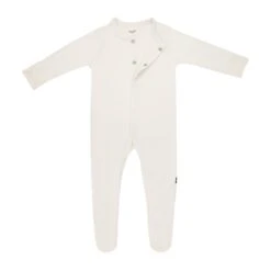 Footie In Oat -Kyte Baby kyte baby snap footies footie in oat 32790600482927