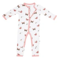 Romper In Butterfly -Kyte Baby kyte baby snap romper romper in butterfly 31993047482479