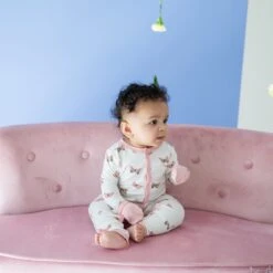 Romper In Butterfly -Kyte Baby kyte baby snap romper romper in butterfly 31993047908463