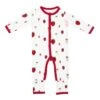 Romper In Strawberry -Kyte Baby kyte baby snap romper romper in strawberry 31862538862703