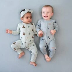 Romper In Trail -Kyte Baby kyte baby snap romper romper in trail 32532979089519