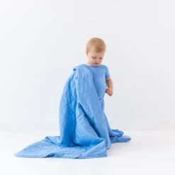 Toddler Blanket In Periwinkle 2.5 -Kyte Baby kyte baby toddler blanket periwinkle toddler toddler blanket in periwinkle 2 5 32394044178543