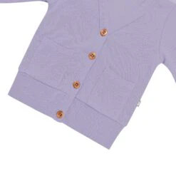 Bamboo Jersey Toddler Cardigan In Taro -Kyte Baby kyte baby toddler cardigan bamboo jersey toddler cardigan in taro 31624155463791