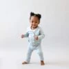 Bamboo Jersey Toddler Cardigan In Fog -Kyte Baby kyte baby toddler cardigan toddler bamboo jersey cardigan in fog 30229105279087