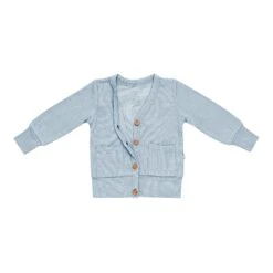 Bamboo Jersey Toddler Cardigan In Fog -Kyte Baby kyte baby toddler cardigan toddler bamboo jersey cardigan in fog 30231770202223