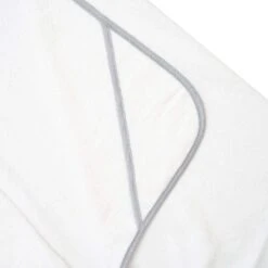 Toddler Hooded Bath Towel In Cloud With Storm Trim -Kyte Baby kyte baby toddler hooded bath towel cloud with storm trim toddler toddler hooded bath towel in cloud with storm trim 28239889727599