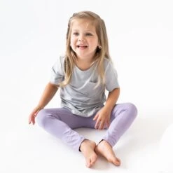 Toddler Leggings In Taro -Kyte Baby kyte baby toddler leggings toddler leggings in taro 31093775368303